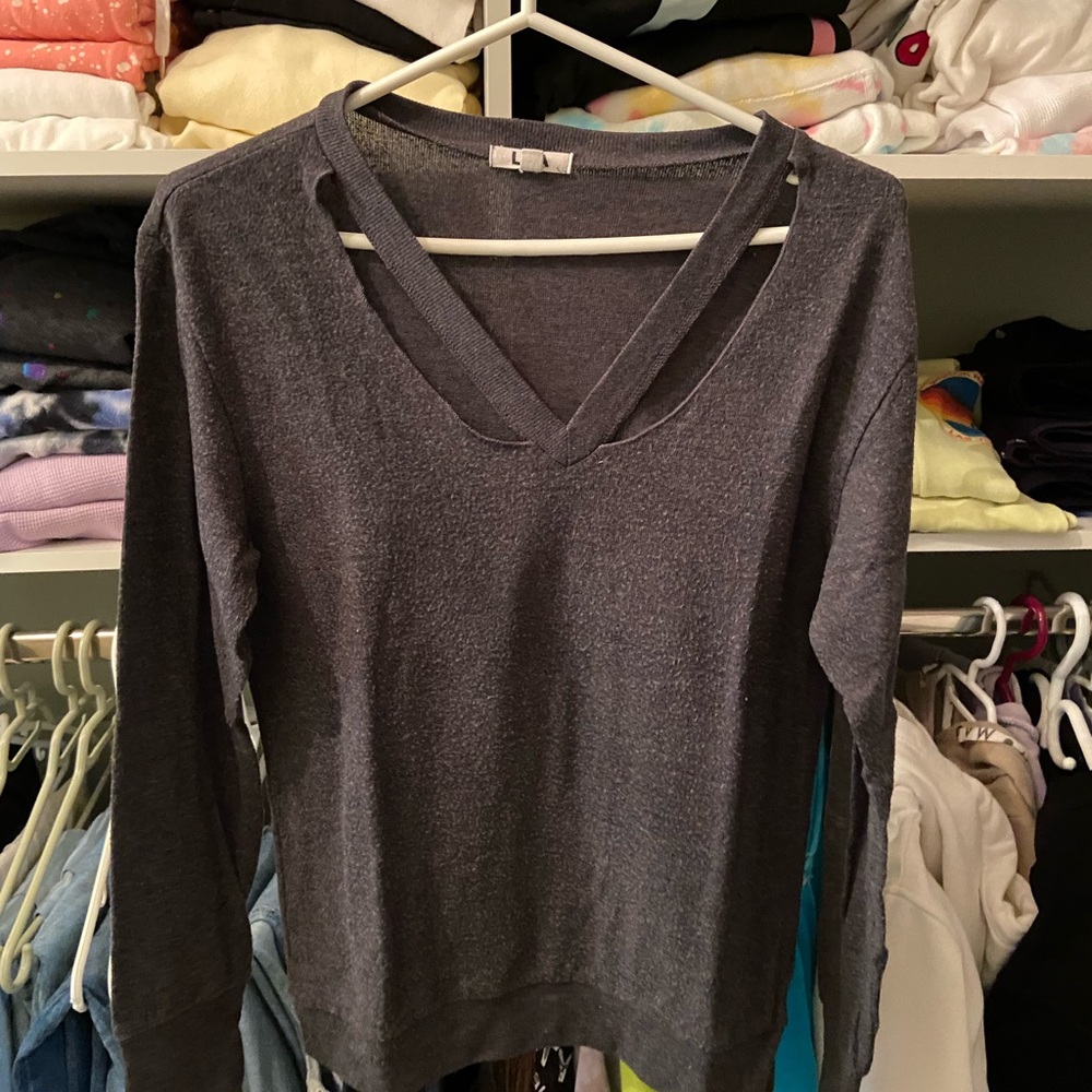 LNA dark grey sweatshirt